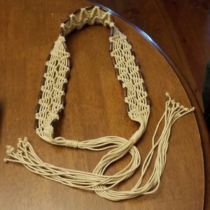 🌹Macrame belt